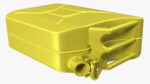 Jerry Fuel Can with Flexible Spout Yellow