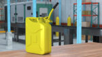 Jerry Fuel Can with Flexible Spout Yellow
