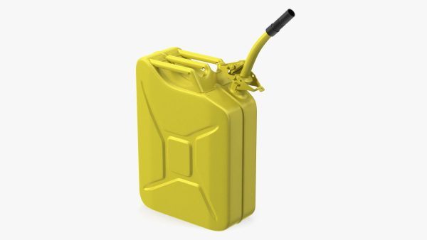 Jerry Fuel Can with Flexible Spout Yellow