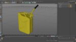 Jerry Fuel Can with Flexible Spout Yellow