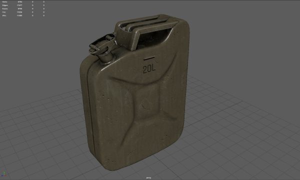 Jerrycan gas can