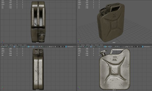 Jerrycan gas can