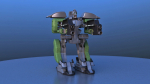 Jetpack Battle Robot