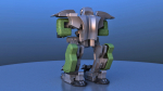 Jetpack Battle Robot
