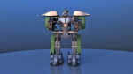 Jetpack Battle Robot
