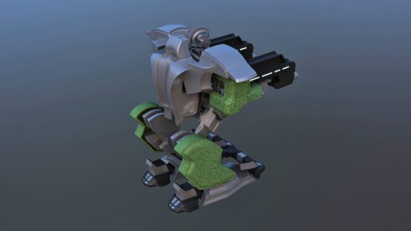 Jetpack Battle Robot