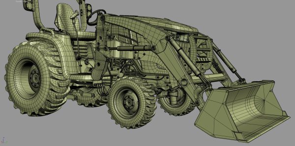 John Deere 3046R Tractor Utility v2