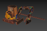 John Deere 50G Excavator Rigged