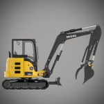 John Deere 50G Excavator Rigged