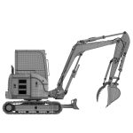 John Deere 50G Excavator Rigged