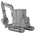 John Deere 50G Excavator Rigged