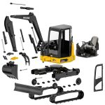 John Deere 50G Excavator Rigged