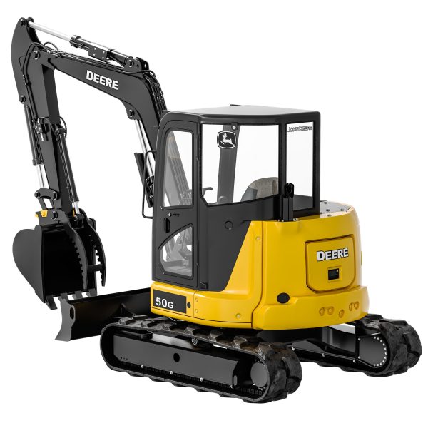 John Deere 50G Excavator Rigged