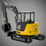 John Deere 50G Excavator Rigged