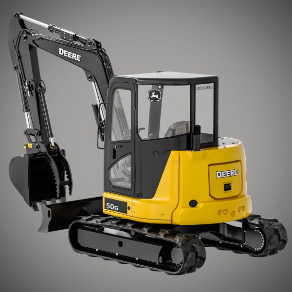 John Deere 50G Excavator Rigged