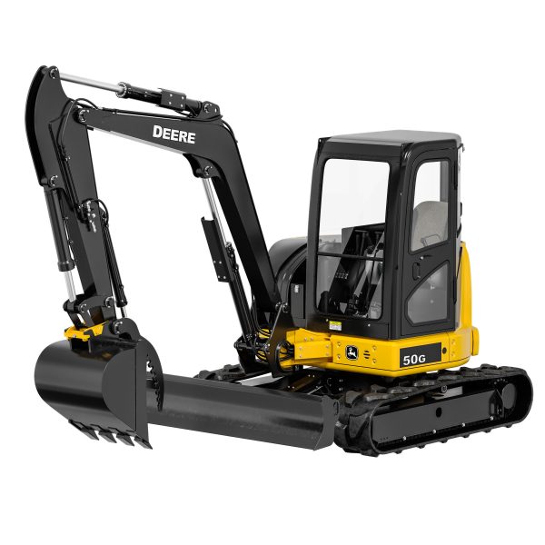 John Deere 50G Excavator Rigged
