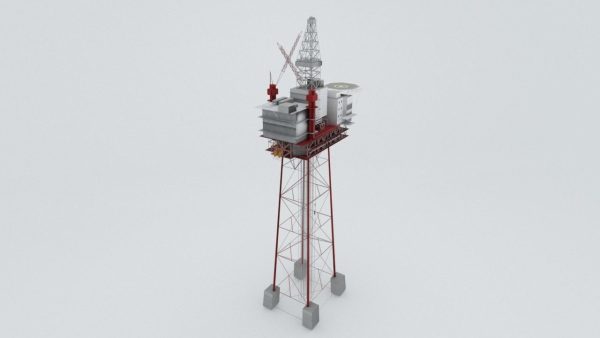 Jotun B Offshore Oil Platform