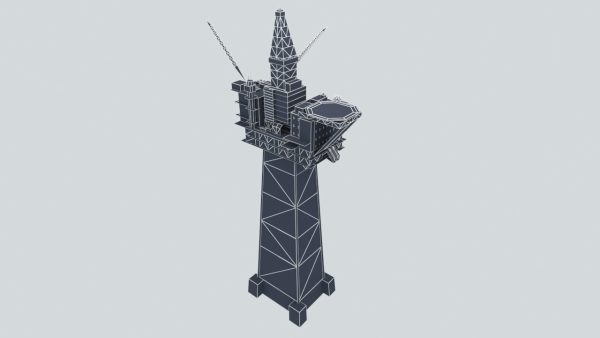 Jotun B Offshore Oil Platform