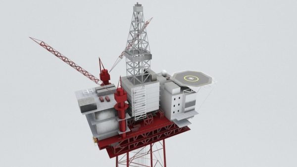 Jotun B Offshore Oil Platform