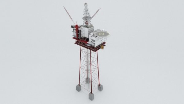 Jotun B Offshore Oil Platform