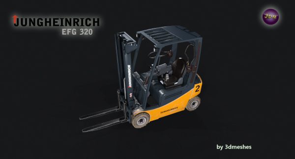 Jungheinrich - EFG320 Electro Forklift - PBR lowpoly