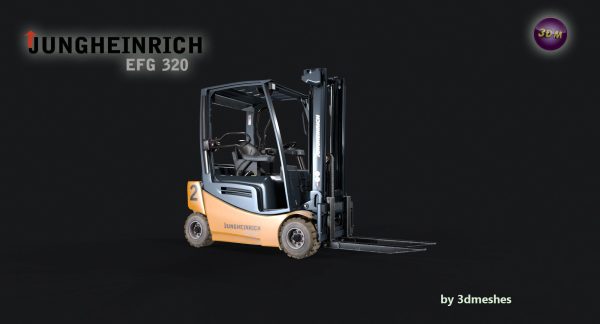 Jungheinrich - EFG320 Electro Forklift - PBR lowpoly