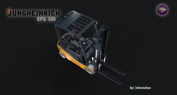Jungheinrich - EFG320 Electro Forklift - PBR lowpoly