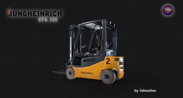 Jungheinrich - EFG320 Electro Forklift - PBR lowpoly