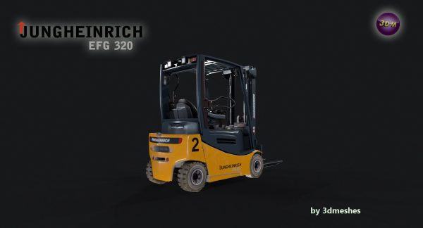 Jungheinrich - EFG320 Electro Forklift - PBR lowpoly