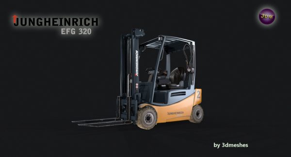 Jungheinrich - EFG320 Electro Forklift - PBR lowpoly