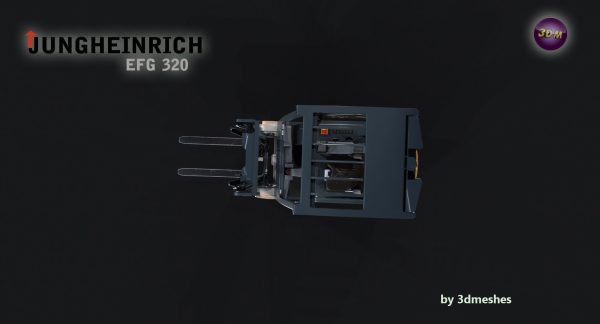 Jungheinrich - EFG320 Electro Forklift - PBR lowpoly