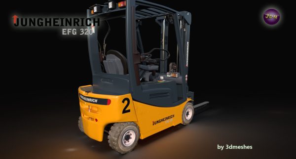 Jungheinrich - EFG320 Electro Forklift - PBR lowpoly