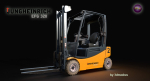 Jungheinrich - EFG320 Electro Forklift - PBR lowpoly