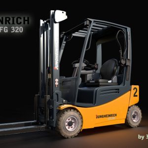Jungheinrich - EFG320 Electro Forklift - PBR lowpoly