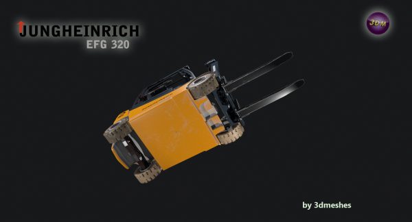 Jungheinrich - EFG320 Electro Forklift - PBR lowpoly