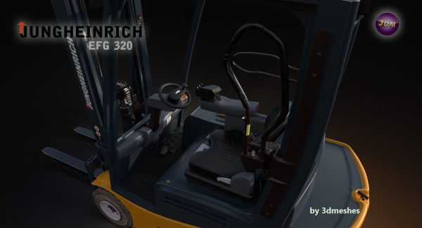 Jungheinrich - EFG320 Electro Forklift - PBR lowpoly