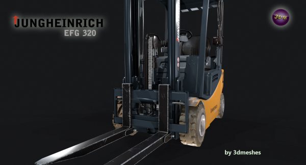 Jungheinrich - EFG320 Electro Forklift - PBR lowpoly