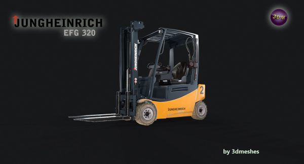 Jungheinrich - EFG320 Electro Forklift - PBR lowpoly
