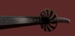 Katana Sword Blade Low-poly 3D model