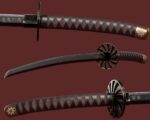 Katana Sword Blade Low-poly 3D model
