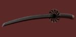 Katana Sword Blade Low-poly 3D model