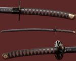 Katana Sword Blade Low-poly 3D model