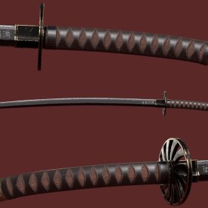 Katana Sword Blade Low-poly 3D model