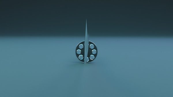 Katana weapon blade 3D model