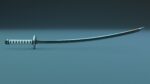 Katana weapon blade 3D model