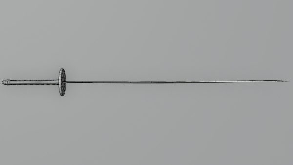 Katana weapon blade 3D model