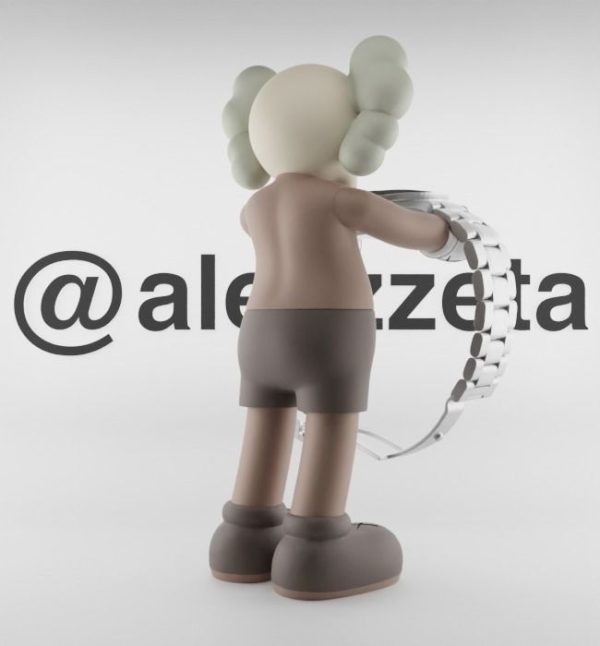 Kaws Watch Stand for Print