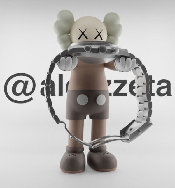 Kaws Watch Stand for Print
