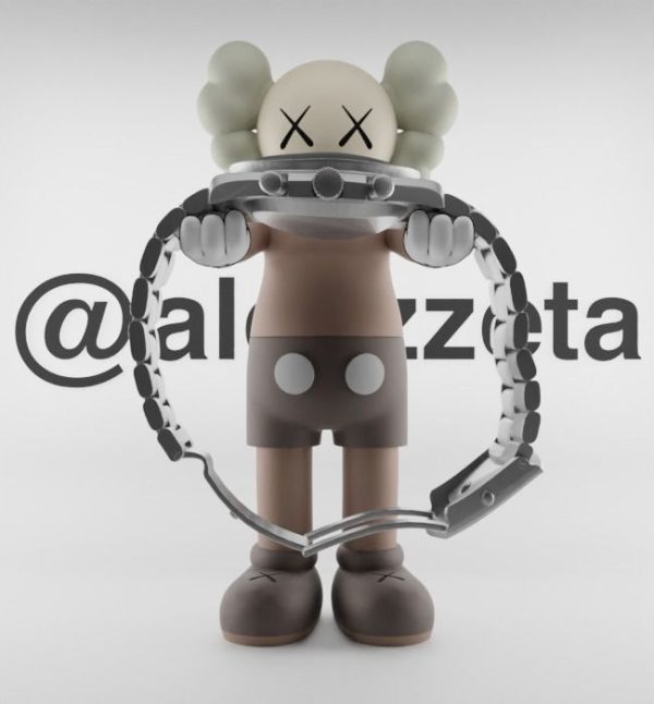 Kaws Watch Stand for Print