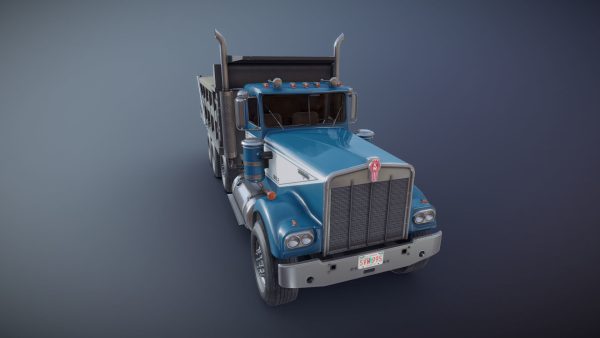 Kenworth W900A dump truck